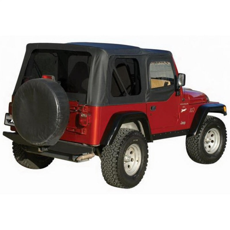 Rampage 99535 1997-2006 Jeep Wrangler(TJ) OEM Replacement Top - Black Diamond