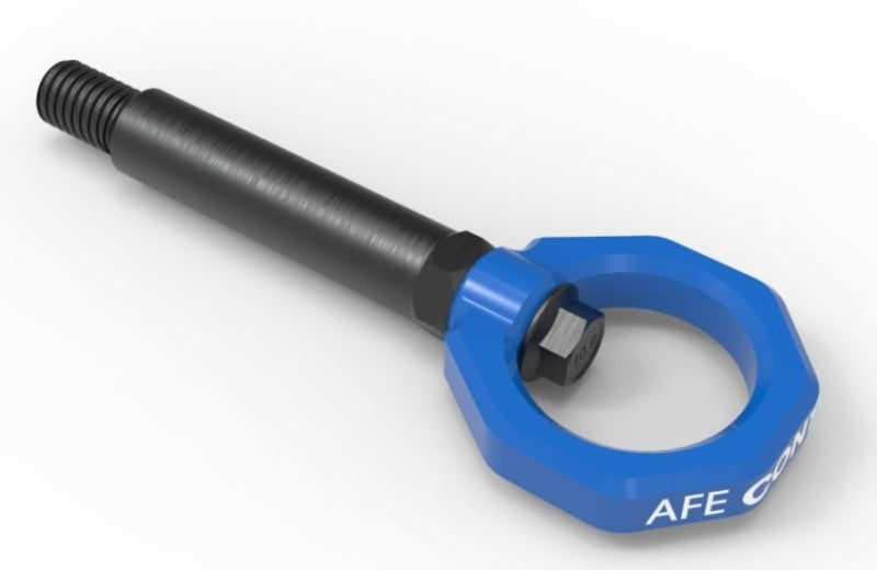 aFe 450-502002-L Control Rear Tow Hook Blue BMW F-Chassis 2/3/4/M