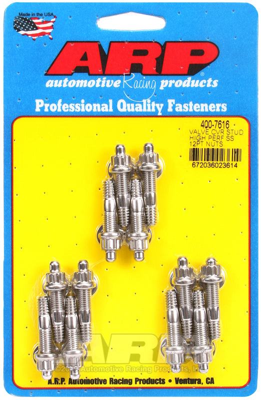 Arp ARP400-7616 S/S Valve Cover Stud Kit 12pt. (12)