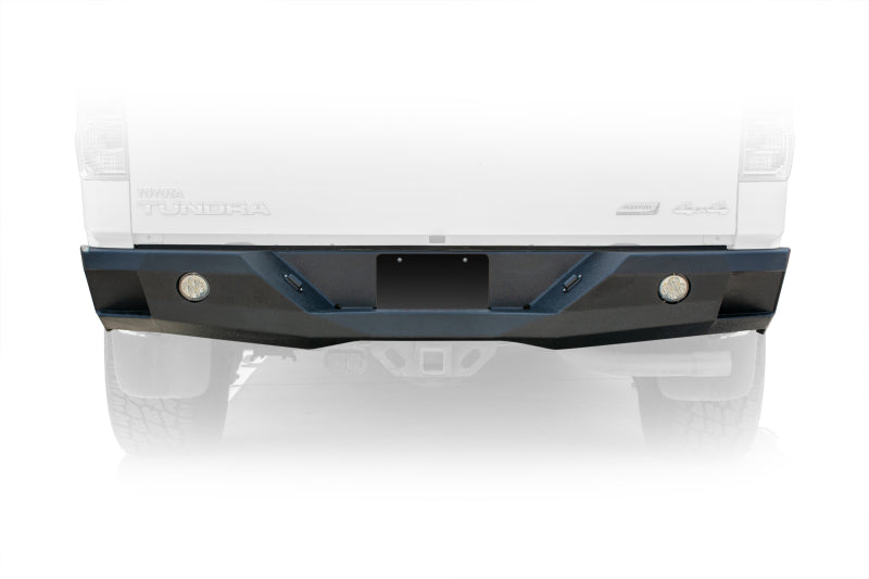 DV8 Offroad RBTT2-02 07-13 Toyota Tundra Rear Bumper Winch Ready - Black Powdercoat