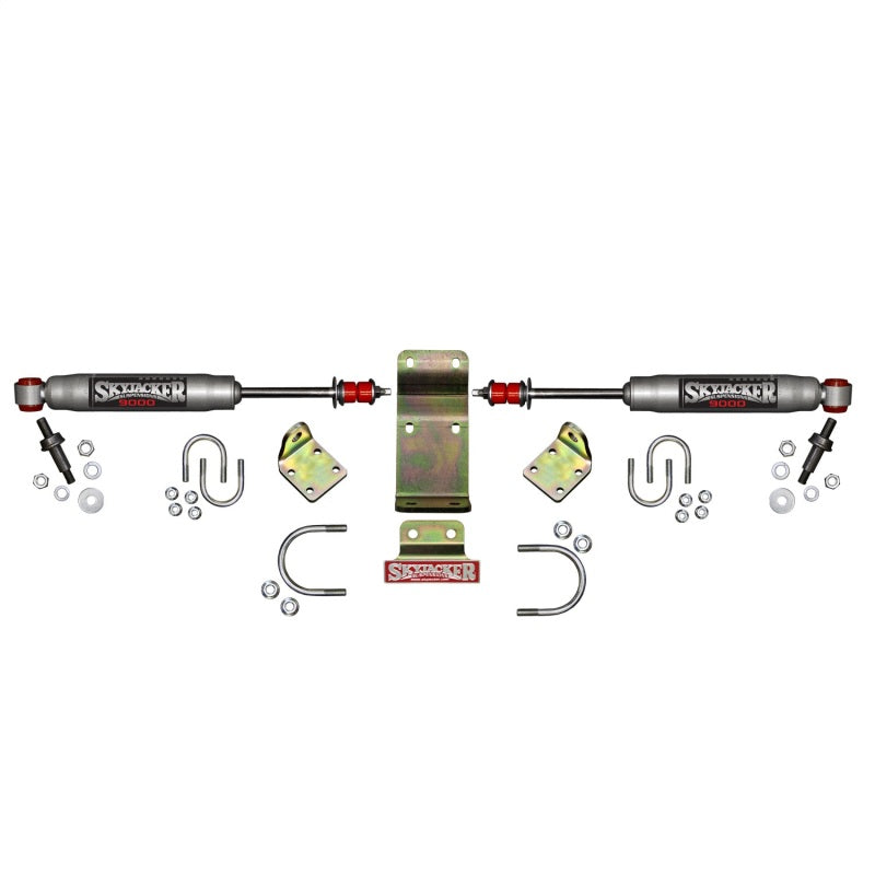 Skyjacker 9208 2018 Jeep Wrangler JL - Silver Dual Steering Damper Kit
