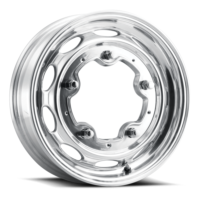 Mobelwagen MW-520P-55520+20 MW-520P Interceptor 15x5.5in / 5x205 BP / 20mm Offset / 156mm Bore - Polished Wheel