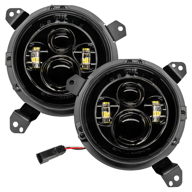 ORACLE Lighting 5769J-504 Oracle Jeep Wrangler JL/Gladiator JT 7in. High Powered LED Headlights (Pair) - No Halo