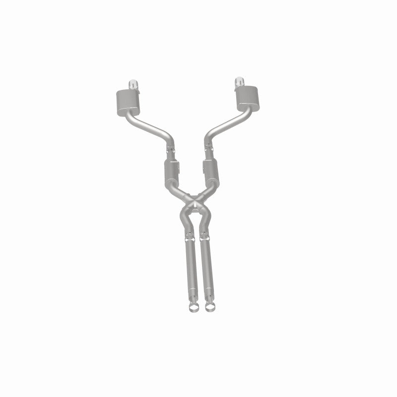 Magnaflow 15494 MagnaFlow 11-12 Dodge Charger SRT-8 Hemi Dual Split Rear Exit Stainless Cat-Back Performance Exhaust