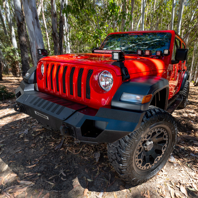 Go Rhino 230121T 07-20 Jeep Wrangler JL/JLU/JK/JKU/Gladiator JT Trailline Front Full Width Bumper