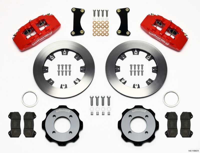 Wilwood 140-11899-R Dynapro 6 Front Hat Kit 12.19in Red 2011 Fiesta