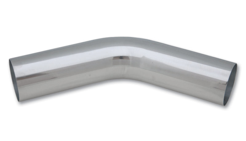 Vibrant 2945 4.5in OD T6061 Aluminum Mandrel Bend 45 Degree - Polished