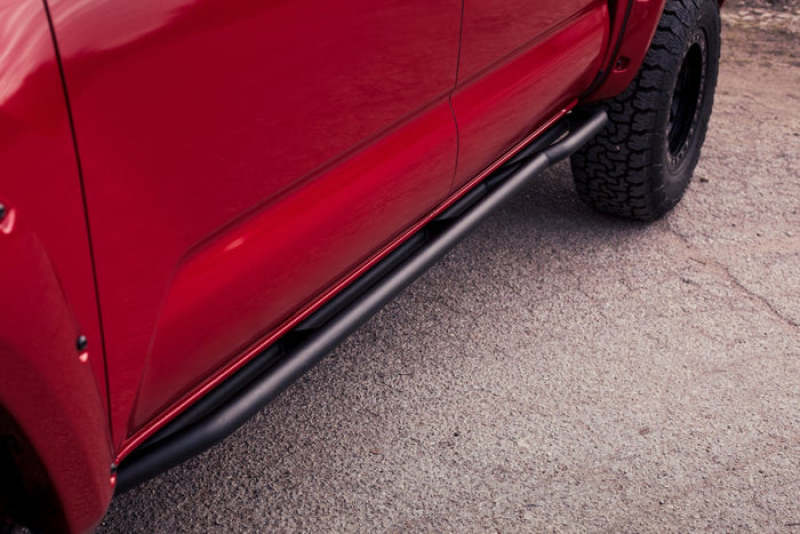 Body Armor 4x4 TC-4125 05-22 Toyota Tacoma Double Cab Short Bed Revo Rock Sliders - Black