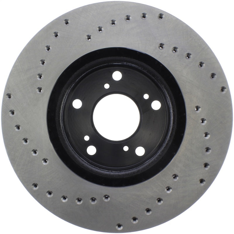Stoptech 128.40057L StopTech 06-08 Honda Civic Si Cross Drilled Left Front Rotor