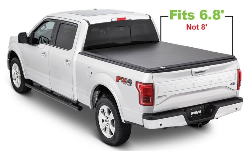 Tonno Pro 42-302 17-22 Ford F-250 Super Duty 6.8ft Styleside Tonno Fold Tri-Fold Tonneau Cover