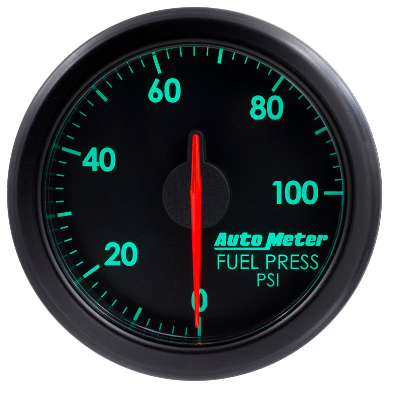 AutoMeter 9171-T Autometer Airdrive 2-1/6in Fuel Pressure Gauge 0-100 PSI - Black