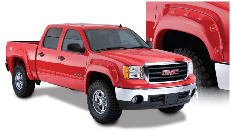 Bushwacker 40928-02 07-13 GMC Sierra 1500 Fleetside Boss Pocket Style Flares 4pc 78.7/97.6in Bed - Black