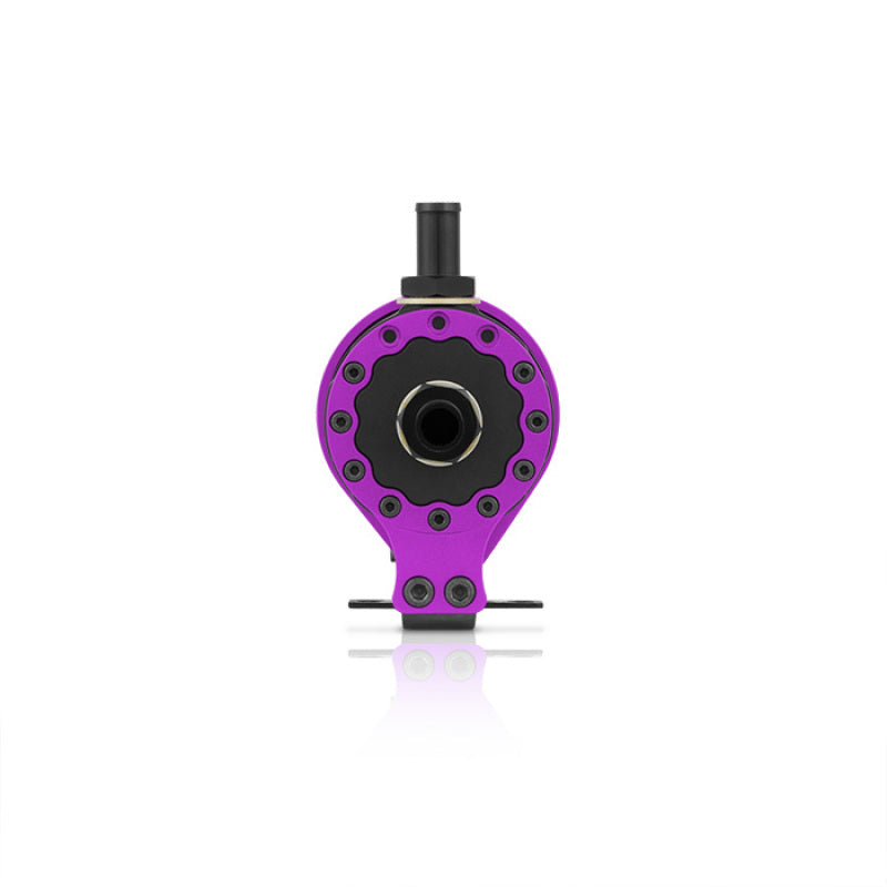 Mishimoto MMBCC-UNI-PR Universal Baffled Oil Catch Can - Purple