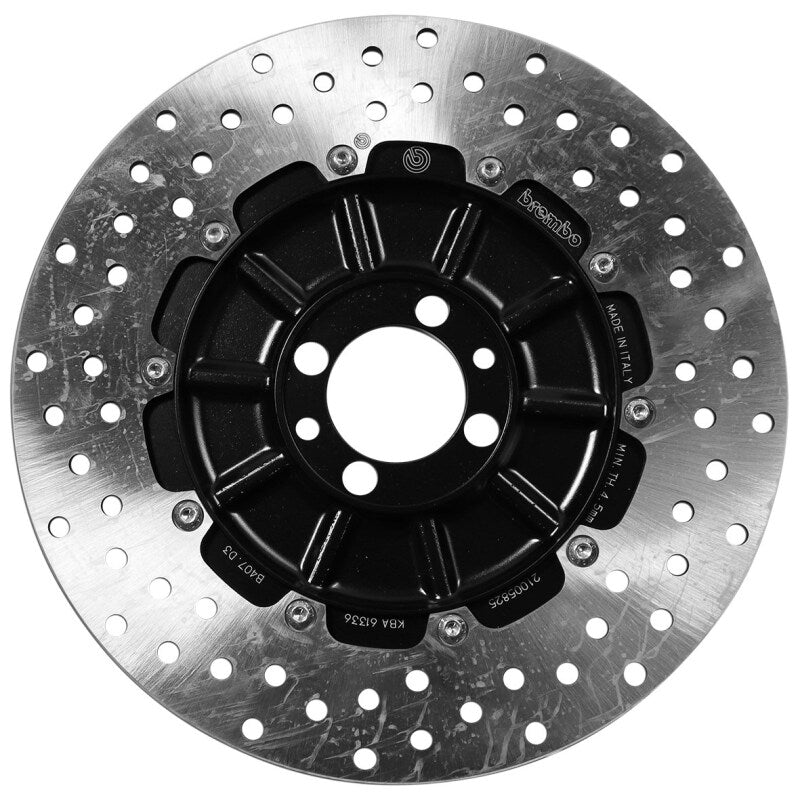 Brembo OE 68B407D3 84-96 BMW K75 750CC/93-96 BMW K75 S/C 750CC 285x5mm Brake Disc - Rear Fixed