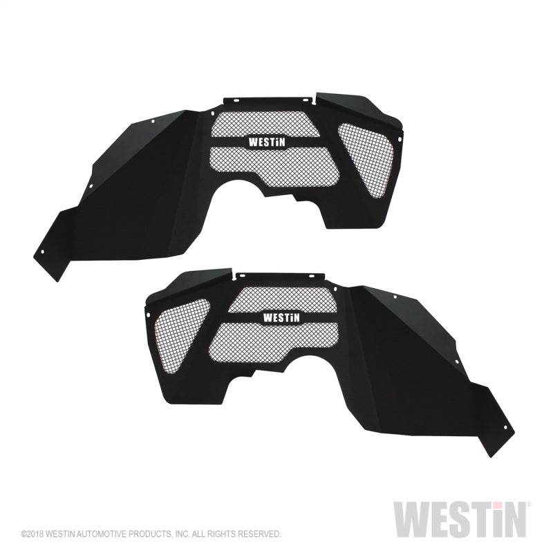 Westin 62-11005 07-18 Jeep Wrangler JK Inner Fenders - Front - Textured Black