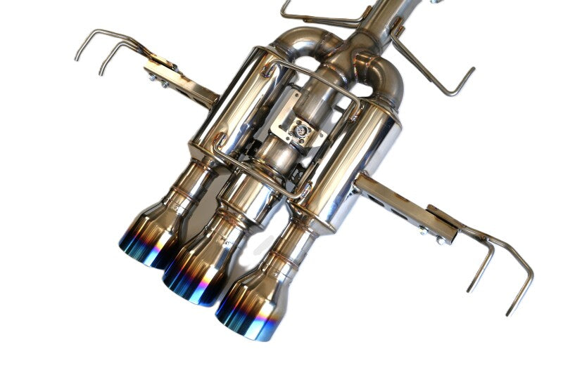 Invidia HS22CTRFGM3STL 22+ HONDA CIVIC TYPE-R FL5 R400 SINGLE LAYER TI TIP FULL CAT-BACK (NON POLISH PIPE)