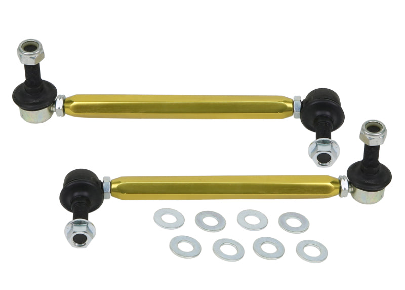 Whiteline KLC180-255 Universal Sway Bar - Link Assembly Heavy Duty Adjustable Steel Ball