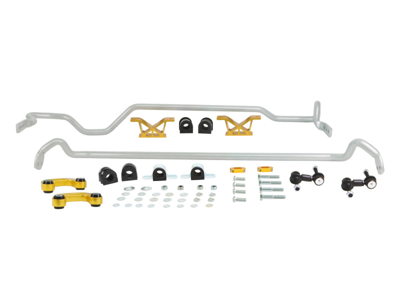 Whiteline BSK007M 02-07 Subaru Impreza WRX Front & Rear Sway Bar Kit 24mm w/Mounts