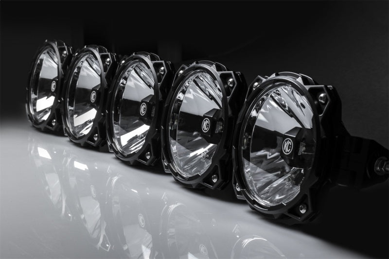 KC HiLiTES 91309 Polaris RZR 32in. Pro6 Gravity LED 5-Light 100w Combo Beam Overhead Light Bar System