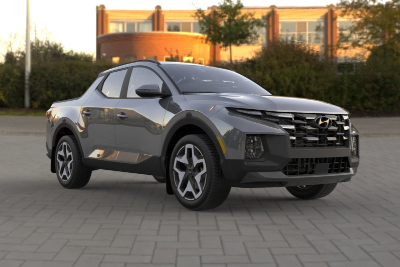 Rally Armor MF78-UR-BLK-RD 22-25 Hyundai Santa Cruz Black UR Mud Flap w/Red Logo