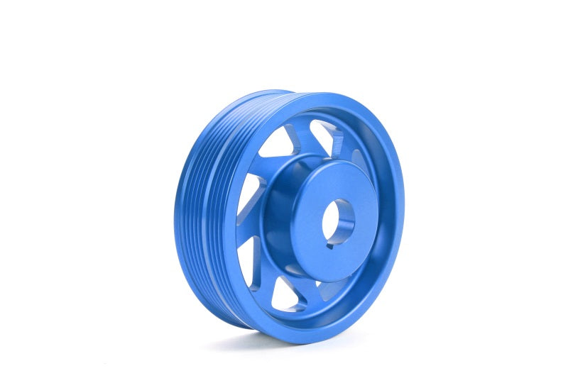Perrin Performance PSP-ENG-100BL PERRIN 93-14 Subaru Impreza (Incl. 02-14 WRX) / 04-21 STI Lightened Crank Pulley - Blue
