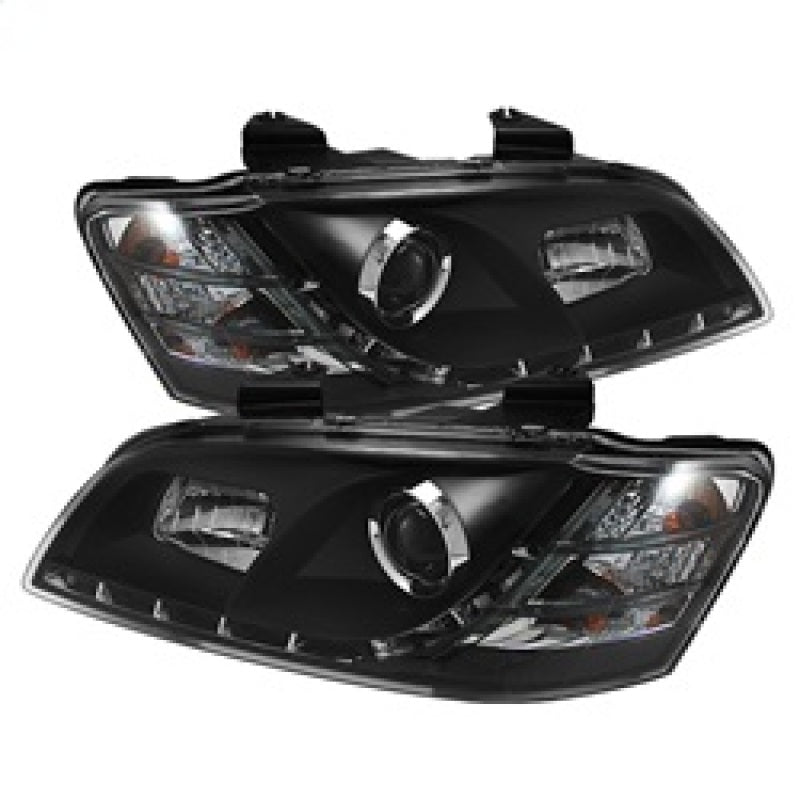 SPYDER 5011626 Spyder Pontiac G8 08-09 Projector Headlights DRL Black High H1 Low H7 PRO-YD-PG808-DRL-BK