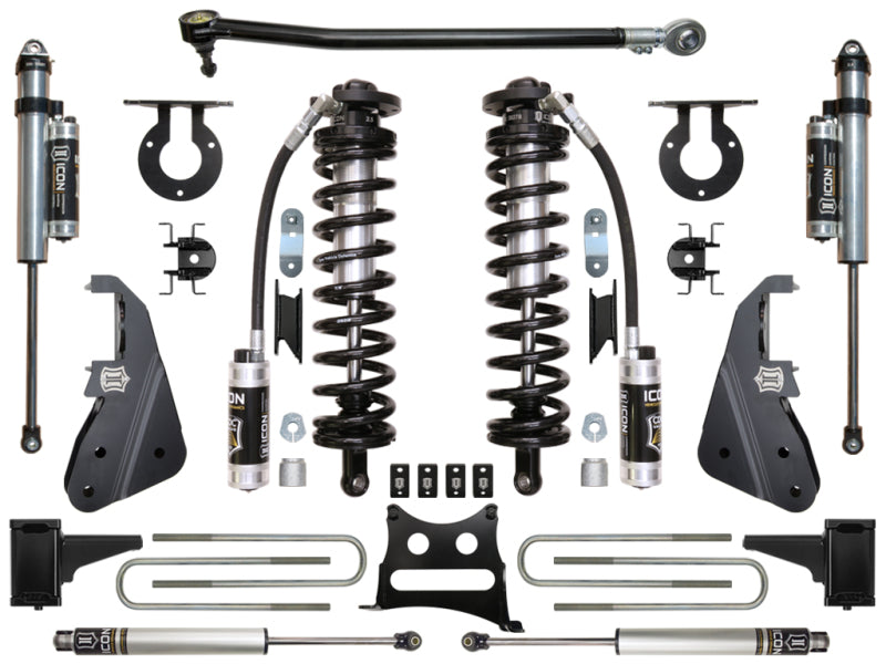 ICON K63154 2017+ Ford F-250/F-350 4-5.5in Stage 4 Coilover Conversion System