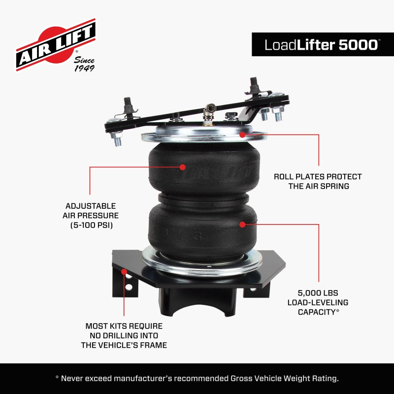 Air Lift 57288 Loadlifter 5000 for 2019 Chevrolet Silverado 1500 4WD