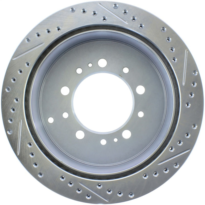 Stoptech 227.44157R StopTech Select Sport 13-17 Toyota Land Cruiser Drilled / Slotted Rear Passenger-Side Brake Rotor