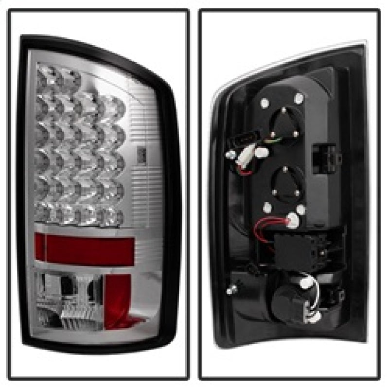 SPYDER 5002624 Spyder Dodge RAM 07-08 1500/RAM 07-09 2500/3500 LED Tail Lights Chrome ALT-YD-DRAM06-LED-C