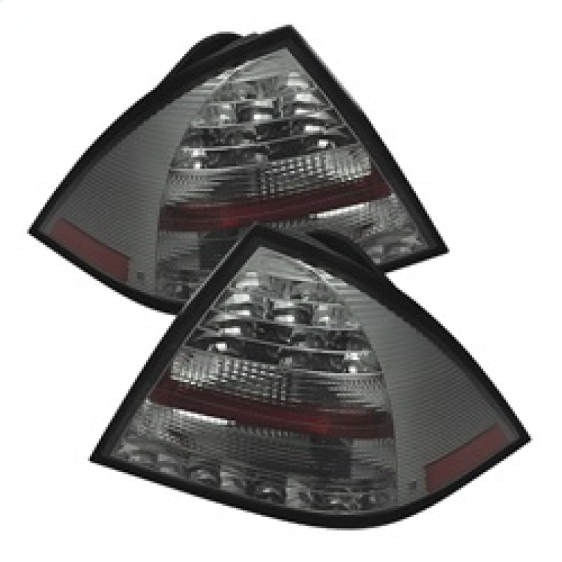 SPYDER 5069986 Spyder Mercedes Benz W203 C-CLASS 05-07 4DR Sedan LED Tail Lights Smoke ALT-YD-MBZC05-LED-SM