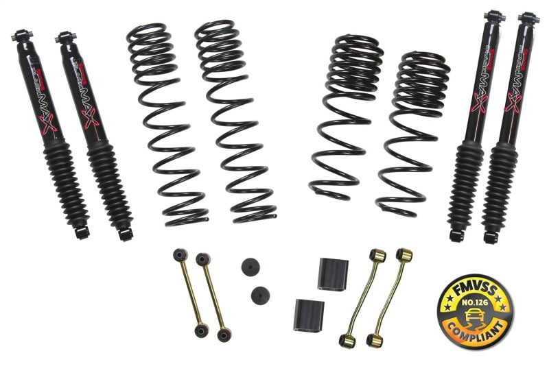 Skyjacker JL20BPBLT 2018 Jeep Wrangler (JL) 2DR 2in-2.5in Suspension Lift Kit w/Black Max Shocks