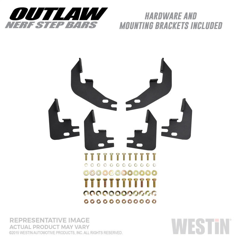 Westin 58-54085 2019 Dodge RAM Crew Cab ( Excludes 1500 Classic) Outlaw Nerf Step Bars