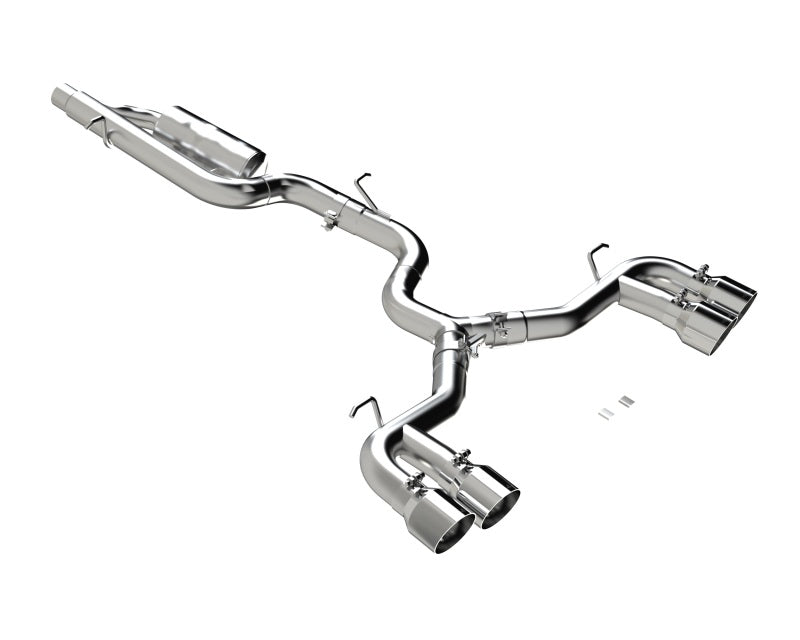 MBRP S4612304 2022 Volkswagen Golf R MK8 3in Cat-Back Quad Split Rear Valve Delete Exhaust