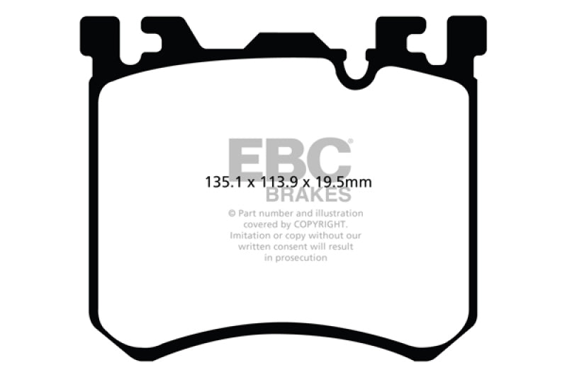 EBC DP32091C 10-13 BMW X5M 4.4 Twin Turbo Redstuff Front Brake Pads
