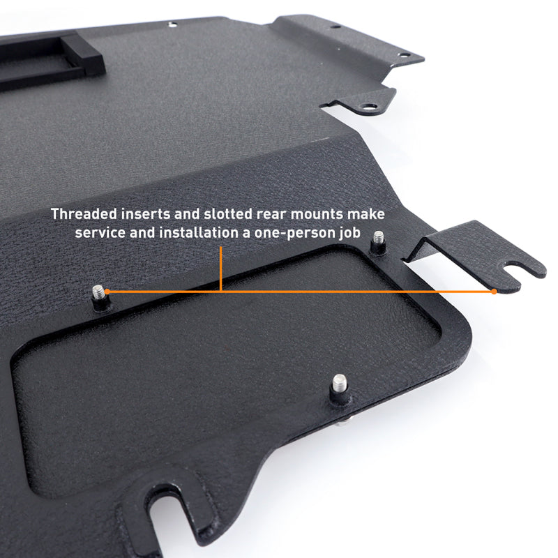 Mishimoto MMSD-Z-23WBK 2023+ Nissan Z Skid Plate Engine - Wrinkle Black