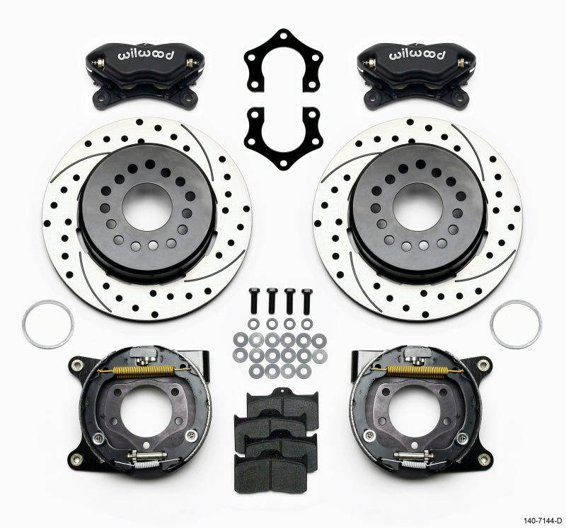 Wilwood WIL140-7144-D P/S Park Brake Kit Mopar Dana