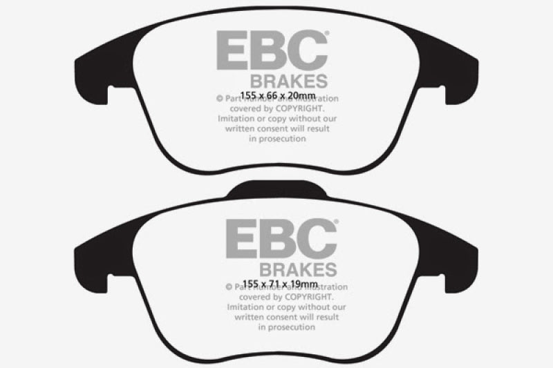 EBC DP41997R 15 and up Audi Q3 2.0 Turbo Yellowstuff Front Brake Pads
