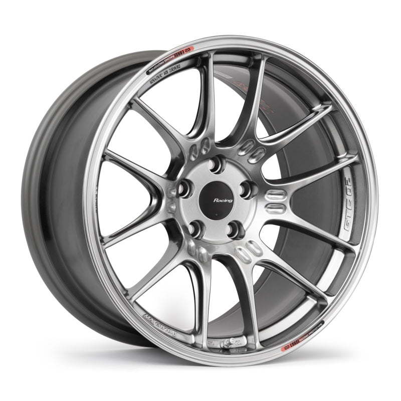 Enkei 534-9105-4434HS GTC02 19x10.5 5x112 34mm Offset 66.5mm Bore Hyper Silver Wheel