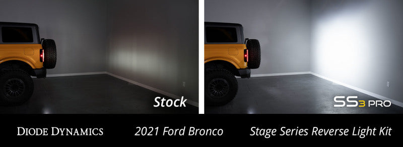 Diode Dynamics DD7356 21-22 Ford Bronco C2 Pro Stage Series Reverse Light Kit