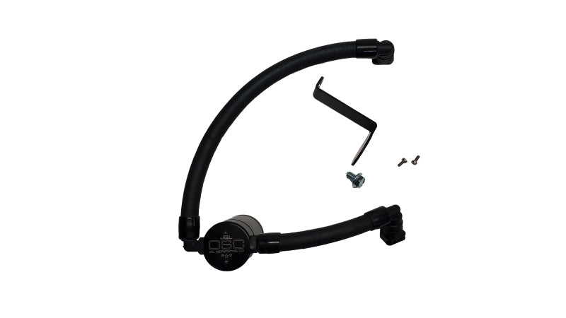 J&L 3079P-B 17-20 Lincoln Continental/MKZ 3.0L EcoBoost Passenger Side Oil Separator 3.0 - Black Anodized