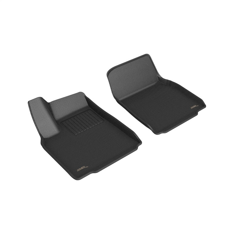 3D MAXpider L1TL04311509 2022 Tesla Model X Kagu 1st Row Floormat - Black