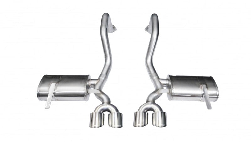 CORSA Performance 14961 Corsa 1997-2004 Chevrolet Corvette C5 Z06 5.7L V8 Polished Xtreme Axle-Back Exhaust