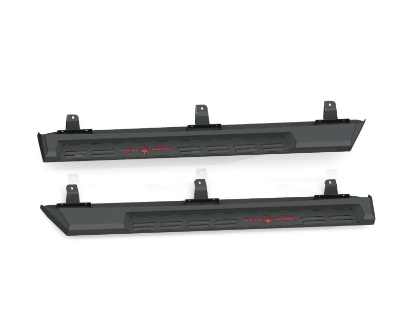 Road Armor 518STP4B 18-20 Jeep Wrangler JL 4DR Stealth Running Board Step - Tex Blk