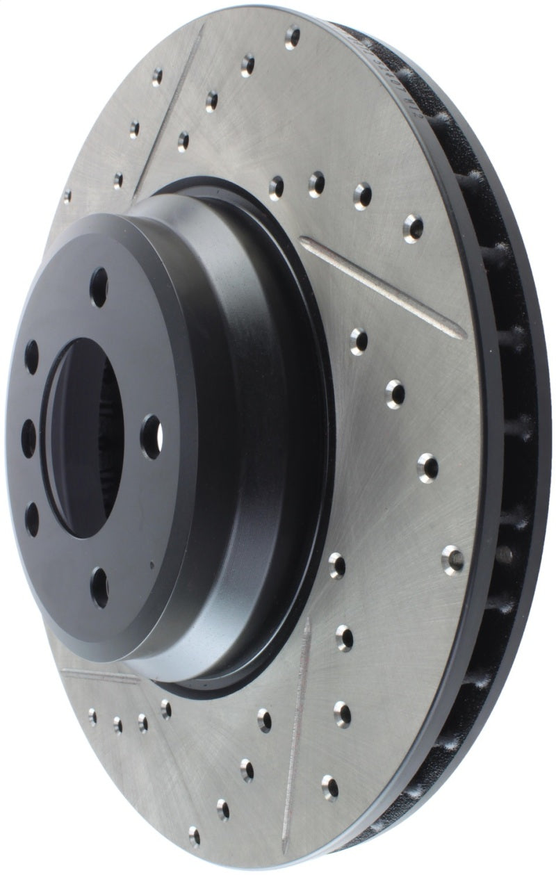 Stoptech 127.34093R StopTech 07-09 BMW 335 (E90/E92/E93) Slotted & Drilled Right Front Rotor