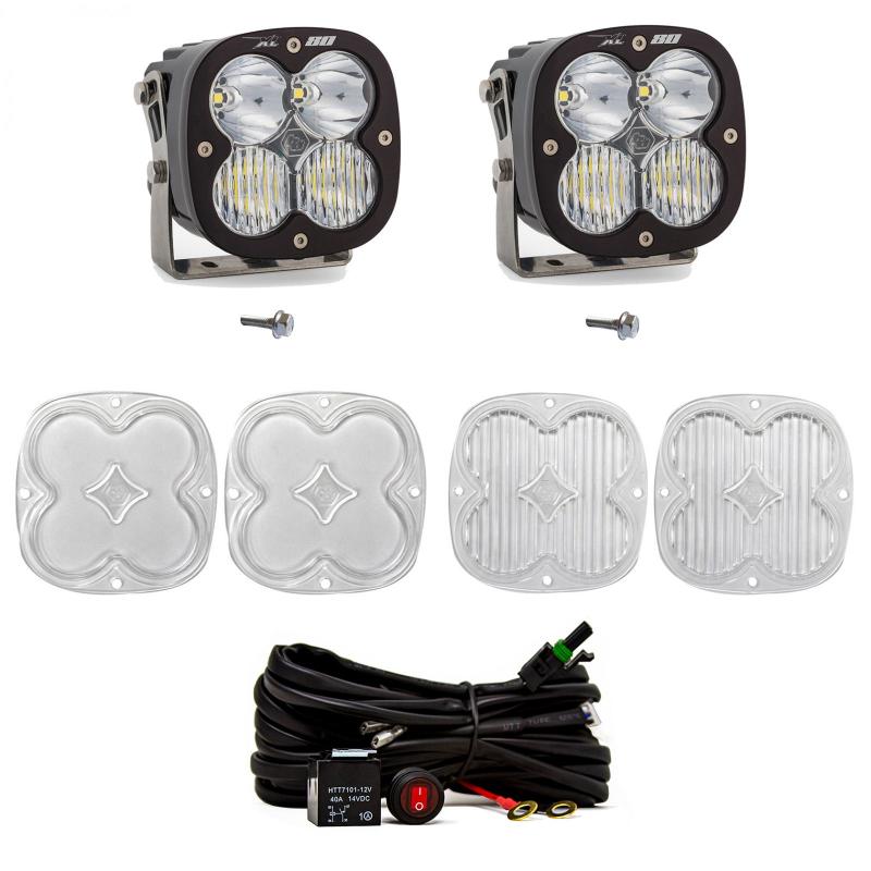 Baja Designs 447751 2021+ Ford Bronco A Piller Light Kit XL80 D/C