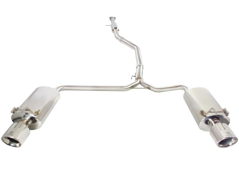 aFe 49-36605 Takeda Exhaust 304SS Dual Cat-Back w/ Polished Tips 13-17 Honda Accord LX/EX/EX-L Sedan L4 2.4L