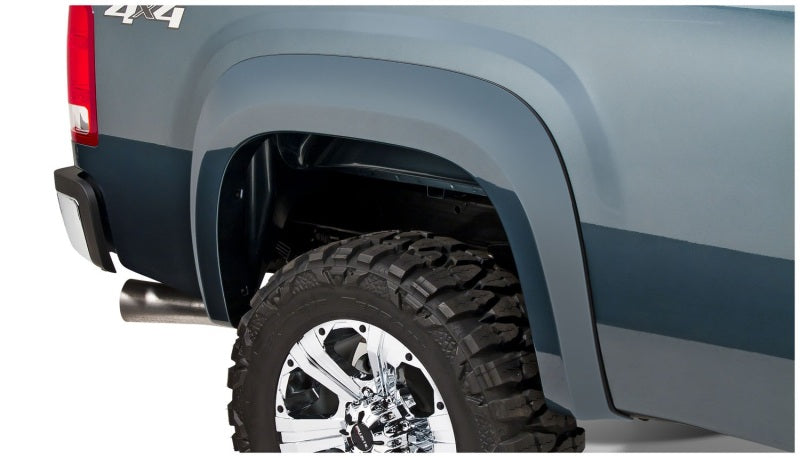 Bushwacker 40108-02 07-13 GMC Sierra 1500 Fleetside Extend-A-Fender Style Flares 2pc 78.7/97.6in Bed - Black