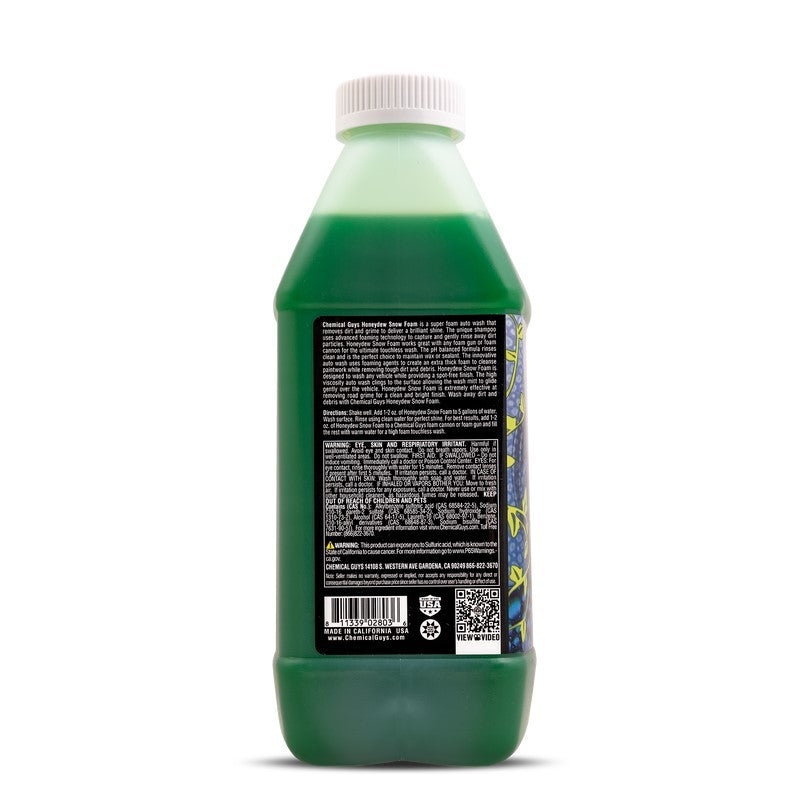 Chemical Guys CWS_110_64 Honeydew Snow Foam Auto Wash Cleansing Shampoo - 64oz