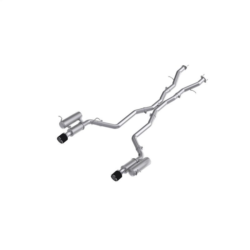 MBRP S51073CF 2011+ Dodge Durango T304SS 3.0in Cat-Back Dual Rear Exit Exhaust w/ Carbon Fiber Tips